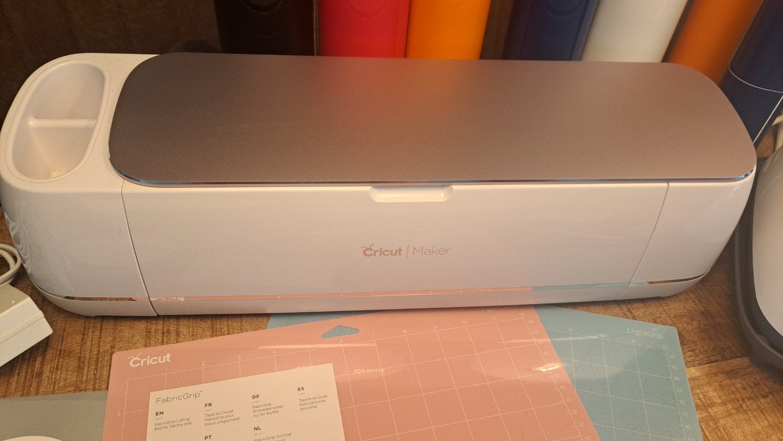 Cricut Maker Starterspakket Uitgebreid met EasyPress, Gebruikt, Ophalen of Verzenden, Kunststof, Machine