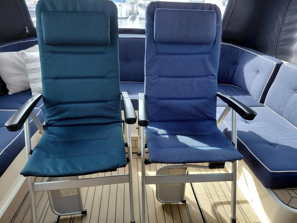 2 inklapbare campingstoelen van Travel en Co / Human Nature, Caravans en Kamperen, Ophalen, Gebruikt, Campingstoel
