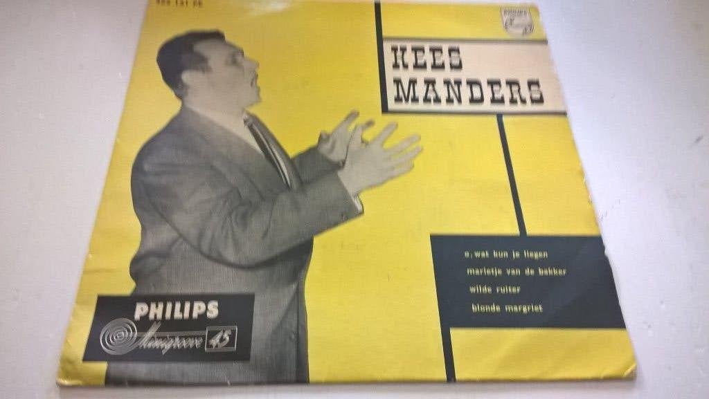 KEES  MANDERS, Gebruikt, 7 inch, Ophalen of Verzenden, Levenslied of Smartlap