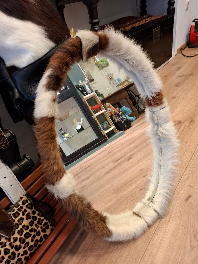 koeien vacht spiegel, Huis en Inrichting, Ophalen, Minder dan 50 cm, Zo goed als nieuw, Minder dan 100 cm