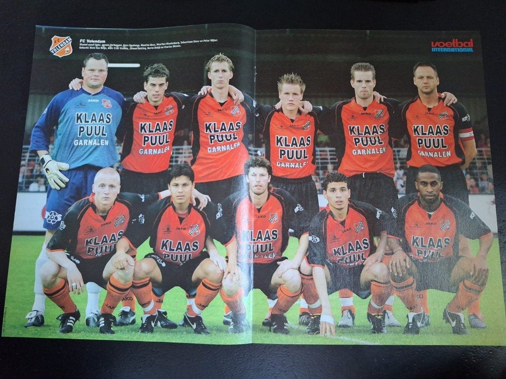 Verzameling oude posters FC Volendam (14x), Verzamelen, Ophalen of Verzenden, Gebruikt, Overige binnenlandse clubs, Poster, Plaatje of Sticker