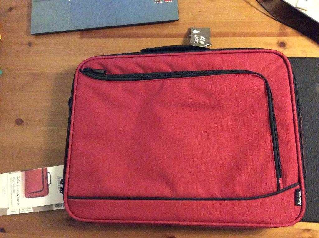 Hama Notebook-tas rood canvas tot 44 cm (17,3"), Nieuw, Rood, 17 inch of meer, Nieuw, Ophalen of Verzenden