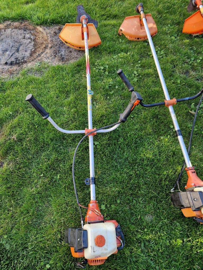 3x zelfde Bosmaaier opknappers, Tuin en Terras, Bosmaaiers, Ophalen, Benzine, Gebruikt, Onbekend