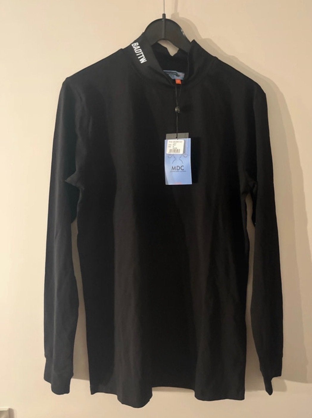 MDC Memphis Depay Clothing Base Layer T-shirt Zwart Maat M, Verzenden, Nieuw, Maat 48/50 (M), Zwart