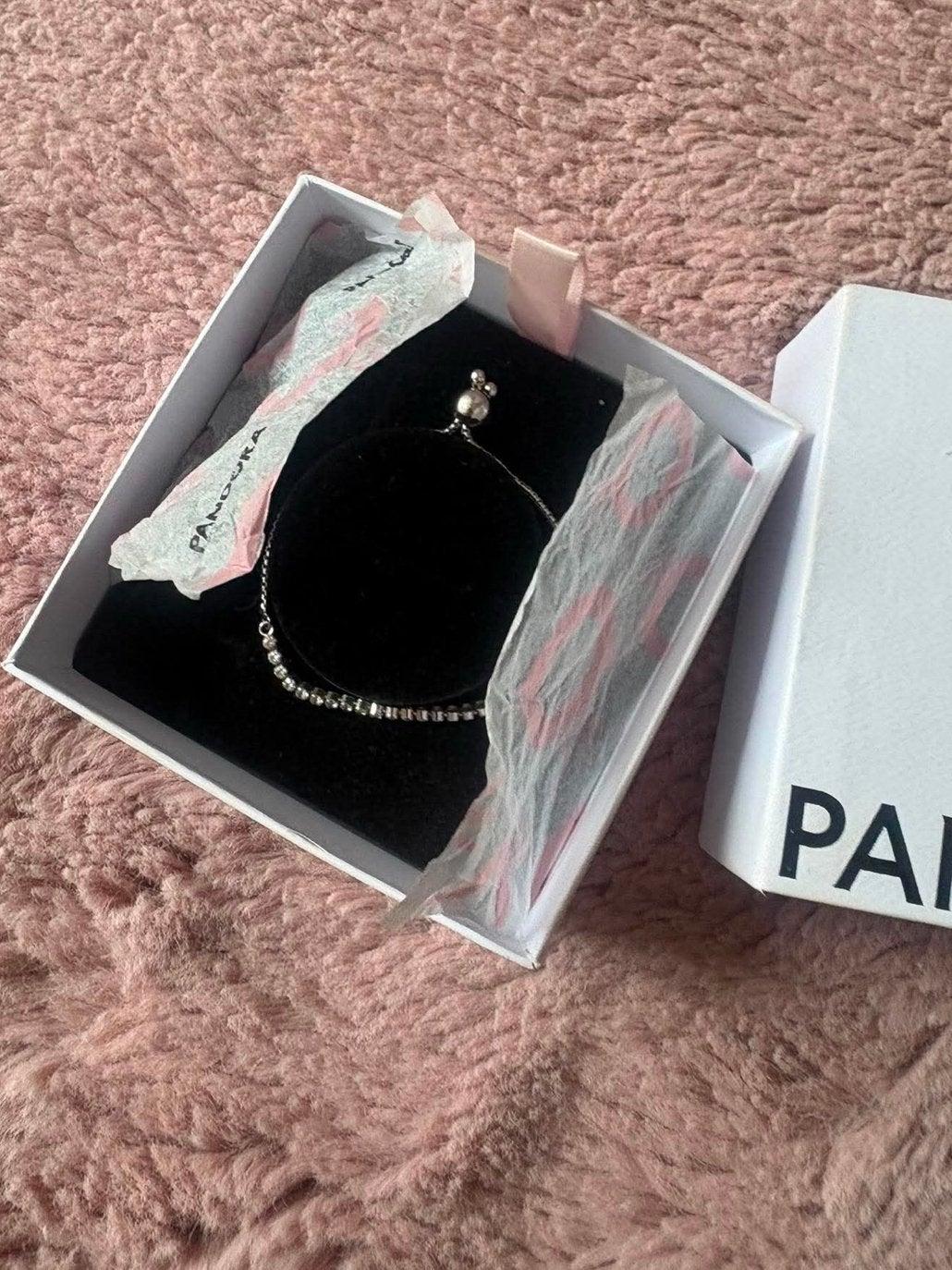 Pandora Tennis Armband met Zirkonia - Zo goed als nieuw, Ophalen, Zo goed als nieuw, Zilver, Met kristal