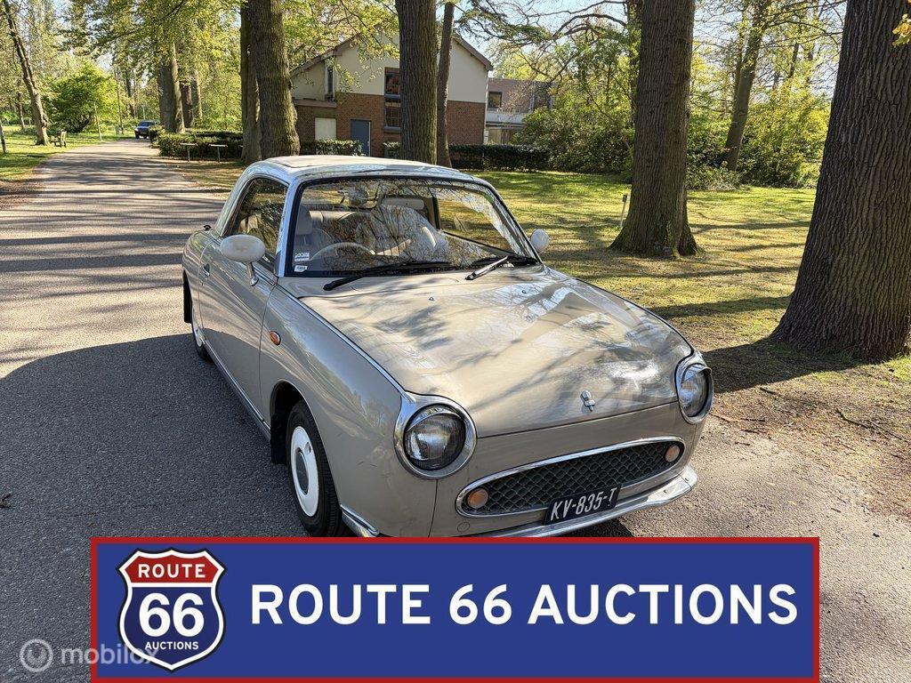 Nissan Figaro | 1991 | Route 66 Auctions, Overige carrosserieën, Zwart, Bedrijf, Handgeschakeld
