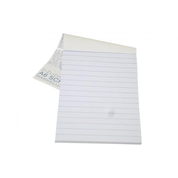 Schrijfblok A6 gelinieerd papier, Diversen, Ophalen of Verzenden, Nieuw