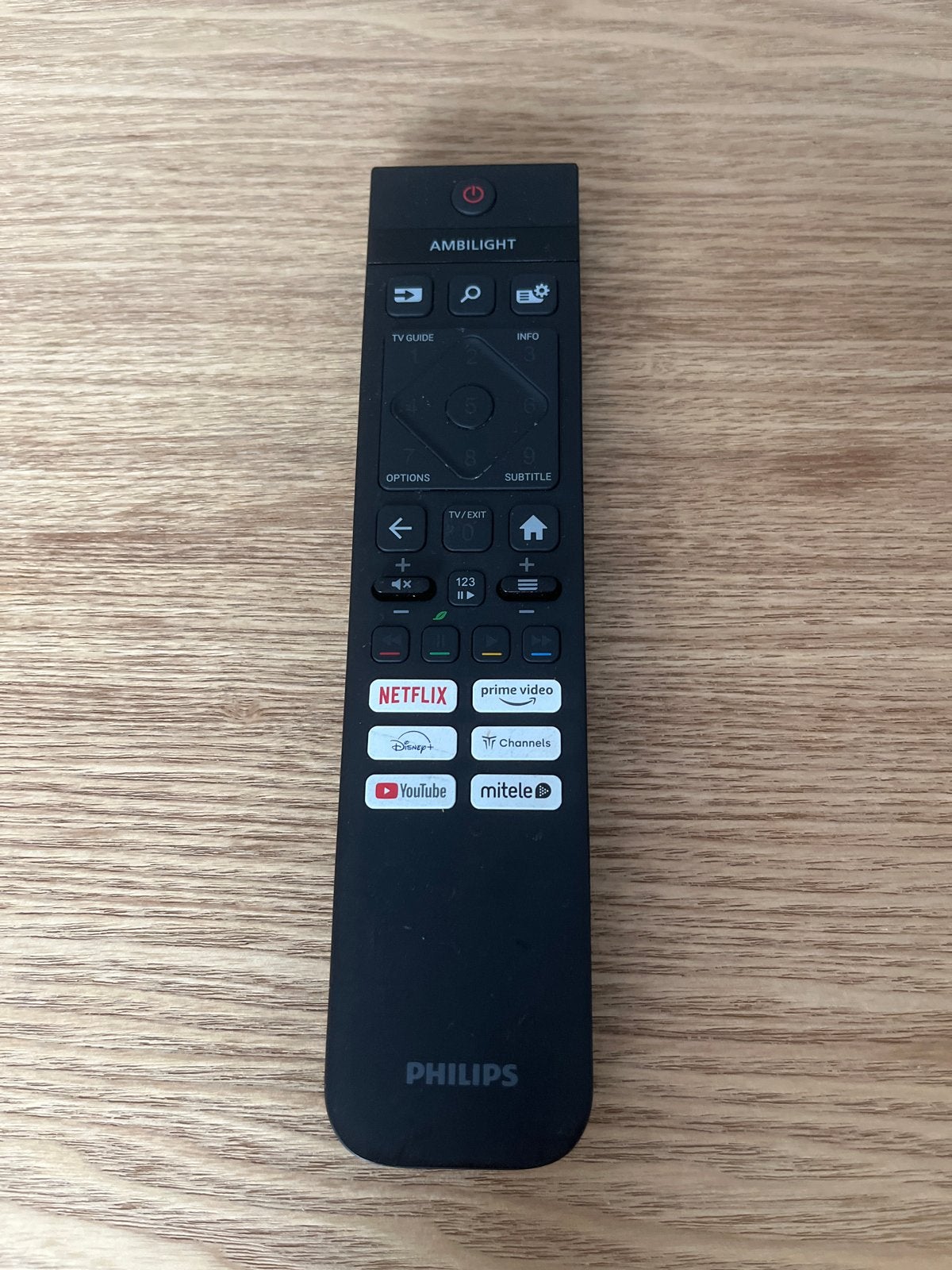 Originele Philips afstandsbediening met Netflix en Ambilight, Ophalen of Verzenden, Zo goed als nieuw, Origineel, Tv