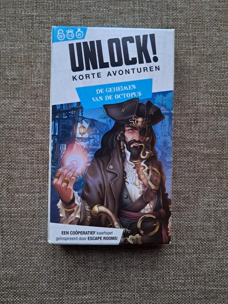 Ruilen: Unlock! De Geheimen van de Octopus, Vijf spelers of meer, Ophalen of Verzenden, Zo goed als nieuw, Space Cowboys
