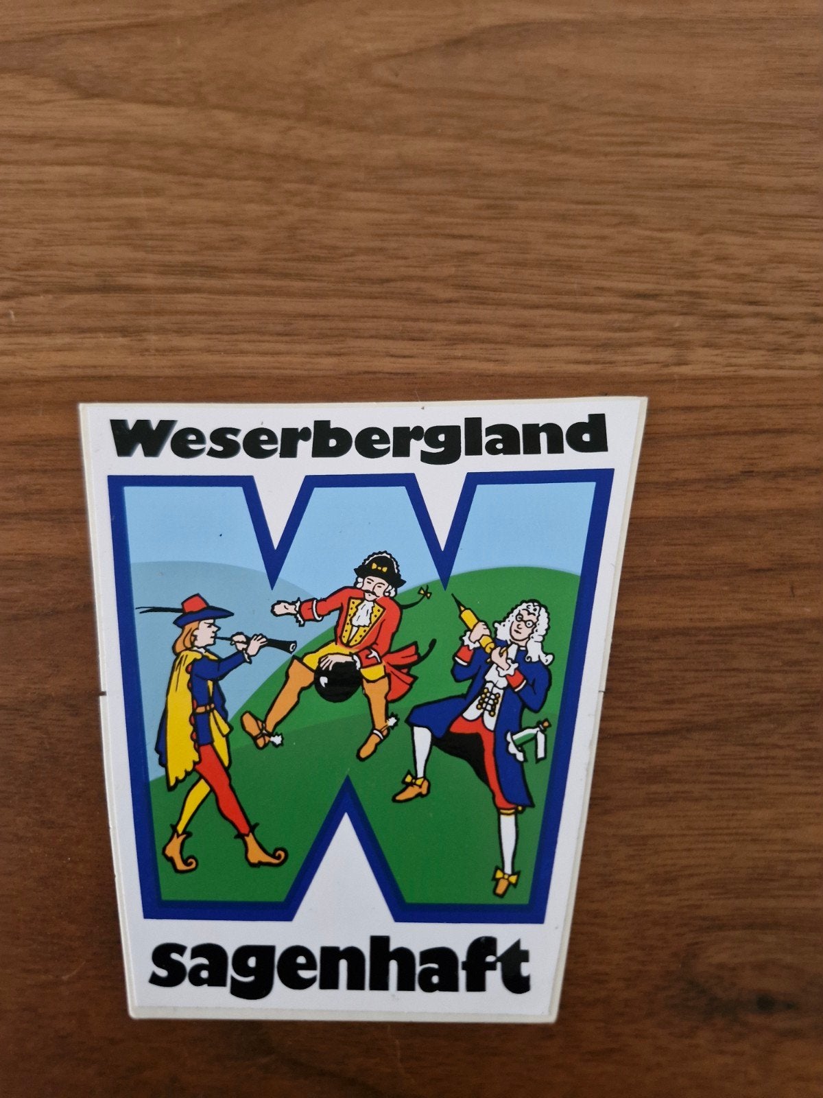 425 Sticker Weserbergland sagenhaft, Verzamelen, Ophalen of Verzenden, Zo goed als nieuw, Overige typen