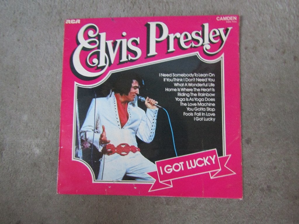 LP: Elvis Presley - I got lucky ALLEEN OPHALEN, Ophalen, LP, Gebruikt, Pop