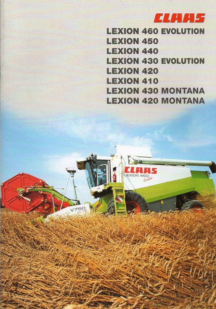 folder / brochure Claas lexion maaidorsers, Boeken, Ophalen of Verzenden, Zo goed als nieuw