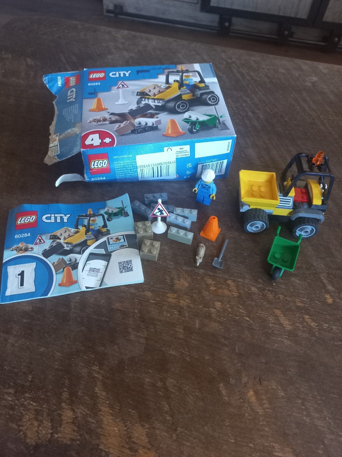 Lego city 60284 wegenbouwtruck, City, Lego, Ophalen of Verzenden, Zo goed als nieuw