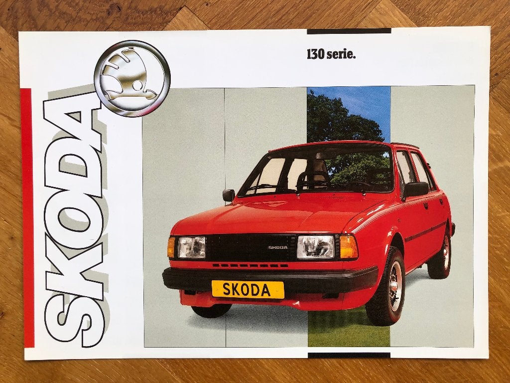 Leaflet Skoda 105-120 serie of 130 serie, Verzenden, Nieuw, Overige merken, Skoda