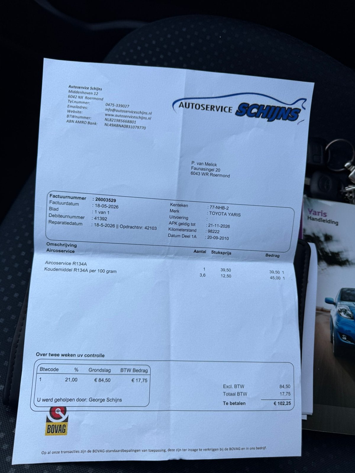 Lees omschrijving  Toyota Yaris, Ophalen of Verzenden, Zo goed als nieuw