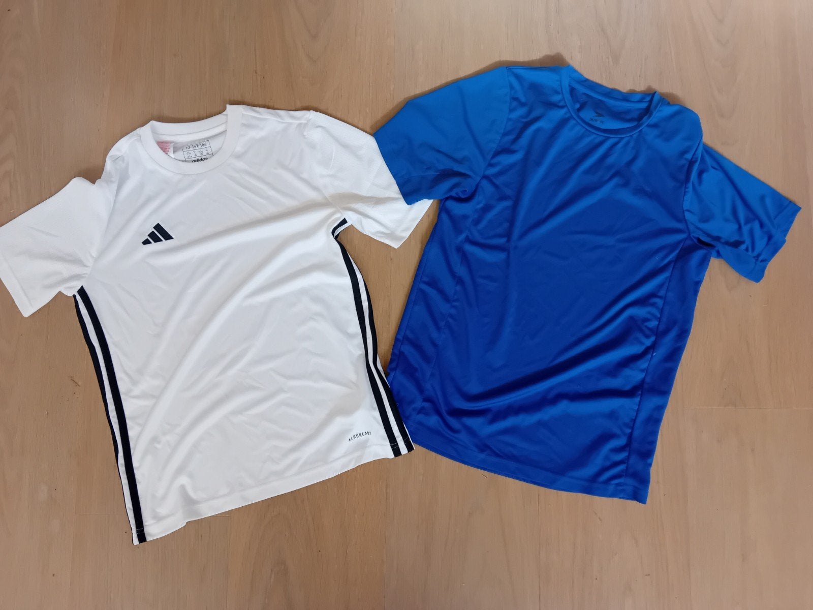 Adidas maat 164 en dutchy gymshirt maat 176, Ophalen, Wit, Adidas, Gedragen