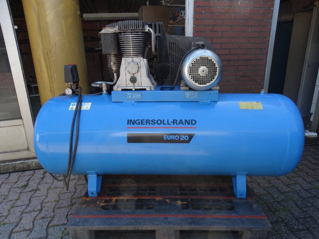 INGERSOLL RAND 5,5KW  750l. per min, KETEL 500 liter, Minder dan 25 liter, Ophalen of Verzenden, Zo goed als nieuw, 200 tot 400 liter/min