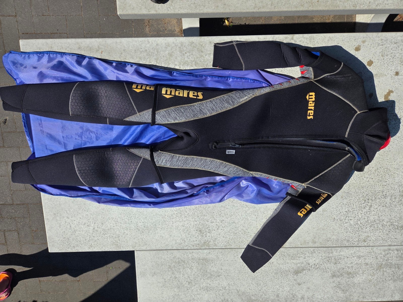 Mares wetsuit 7mm Icelander- Maat 3 (M), Ophalen of Verzenden, Gebruikt, Duikpak
