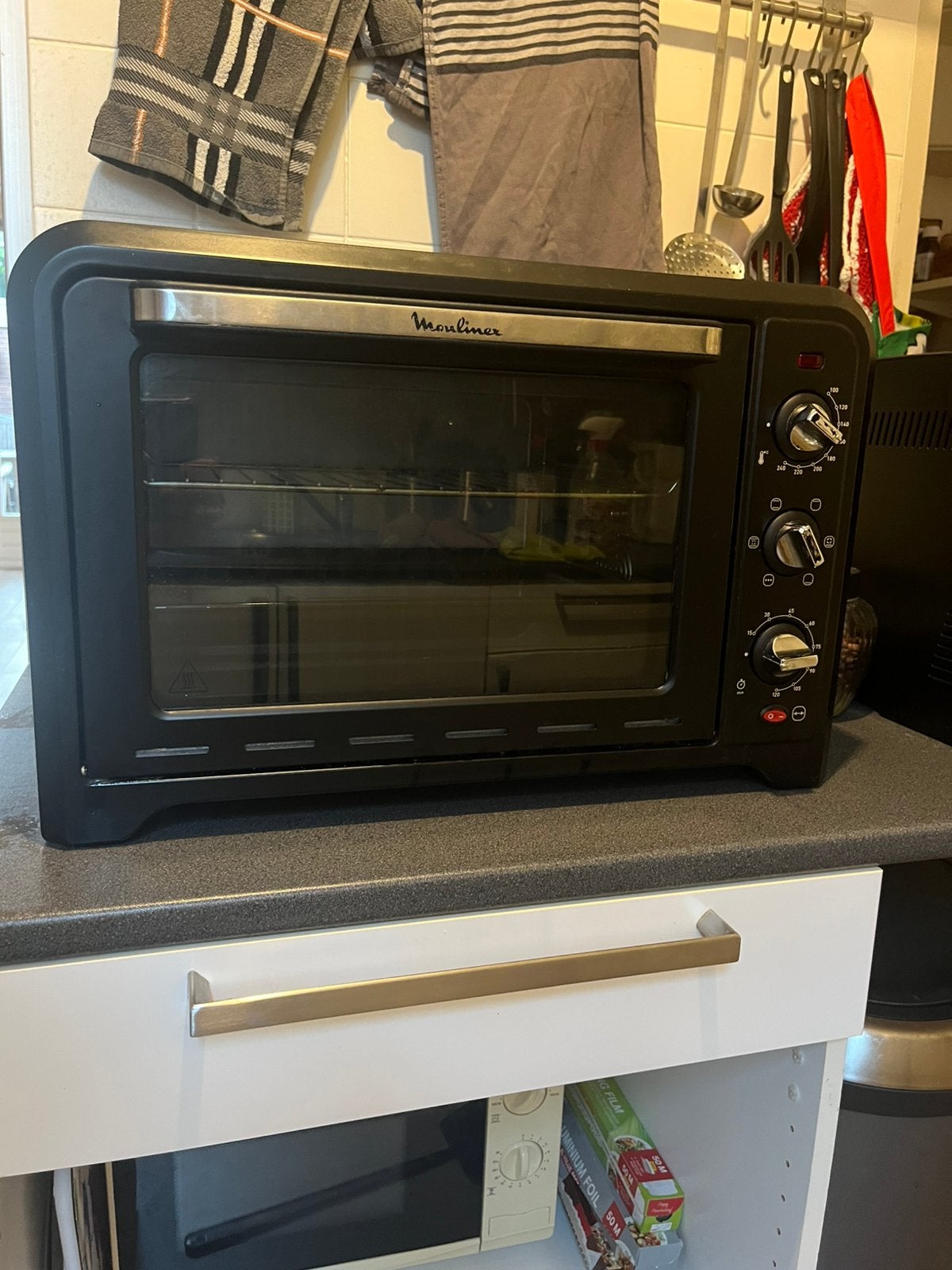 Moulinex oven 39L OX485810, Ophalen, Minder dan 45 cm, Hete lucht, Heteluchtoven