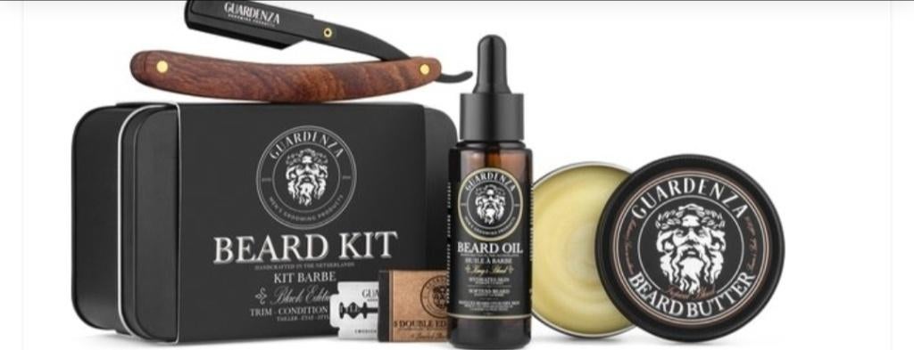 Guardenza beard kit black, Witgoed en Apparatuur, Ophalen of Verzenden, Nieuw, Scheren en Epileren
