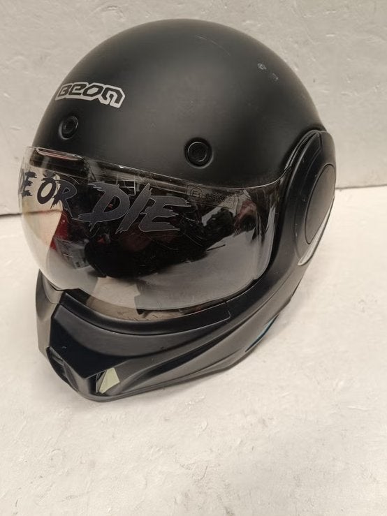Beon strotos systeemhelm maat XL 61-62 met krassen, Motoren, Overige merken, Systeemhelm, XL, Ophalen of Verzenden