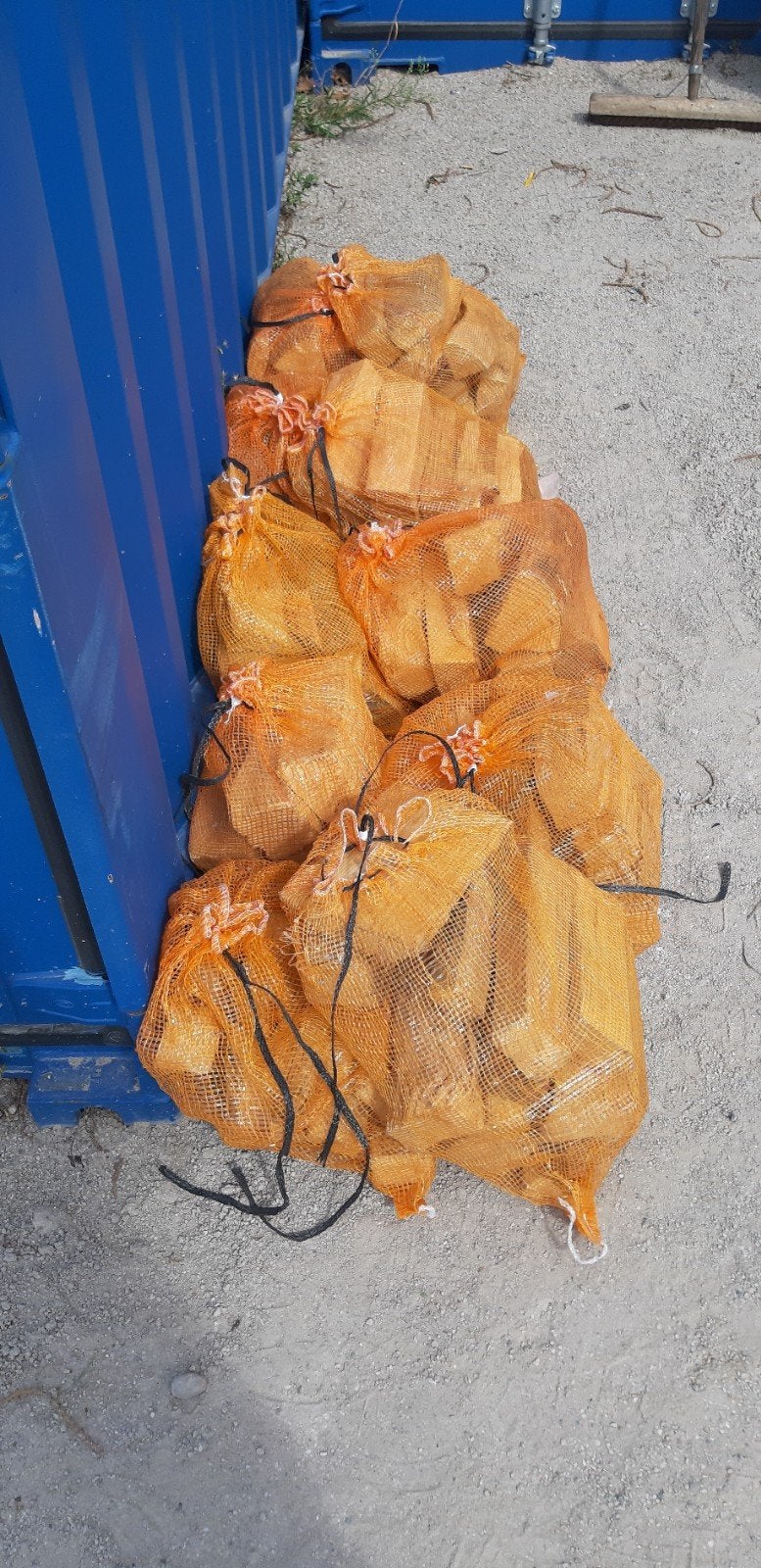 10 zakken  brand hout, Minder dan 3 m³, Ophalen