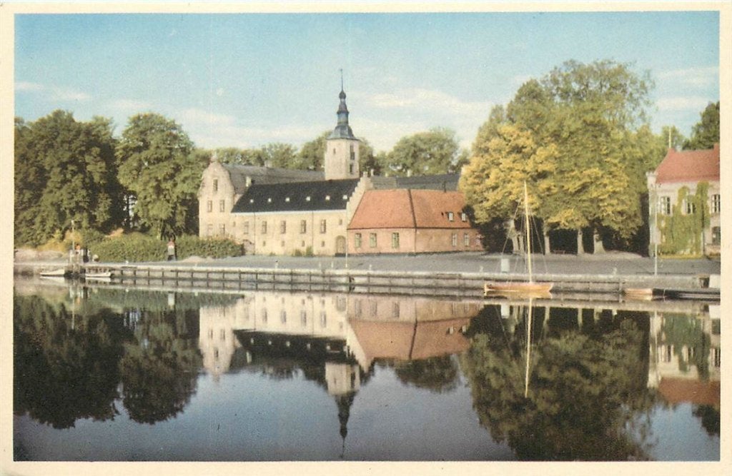 701-435-031 Halmstad Slottet, Ophalen of Verzenden, Voor 1920, Overig Europa