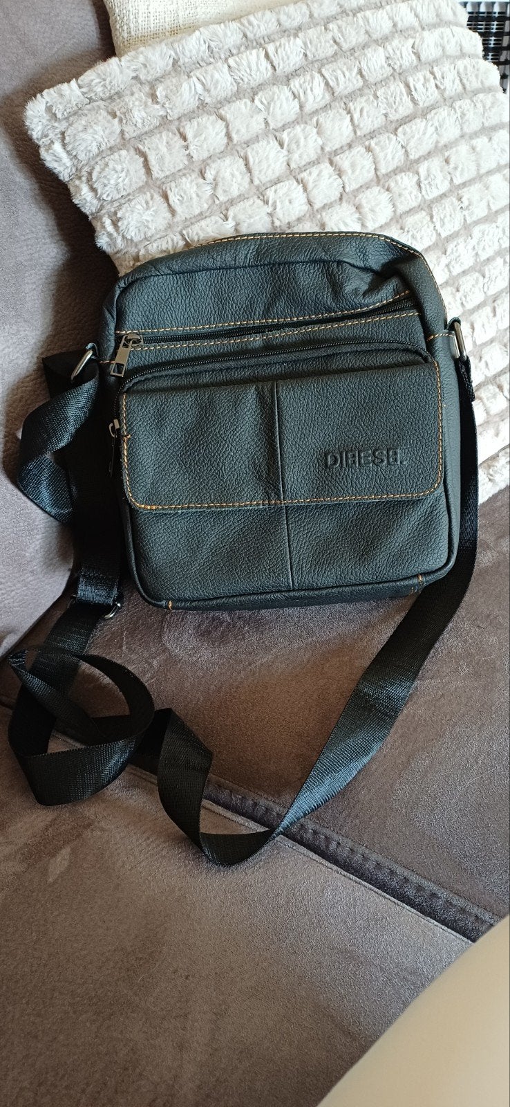lederen heren schoudertas, Sieraden, Tassen en Uiterlijk, Tassen | Schoudertassen, Ophalen, Nieuw, Bruin
