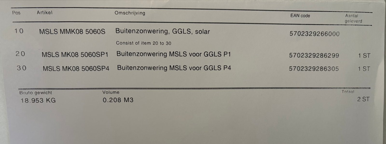 VELUX Buitenzonwering GGLS Solar - Nieuw in de doos, Ophalen of Verzenden, Nieuw