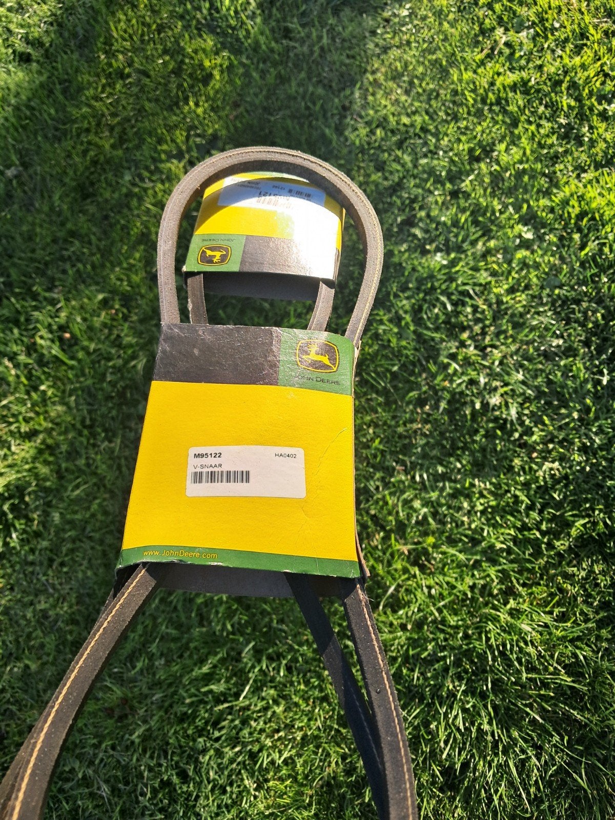 Jhon deere v snaar, Tuin en Terras, John Deere, Nieuw, Ophalen of Verzenden, Benzine-grasmaaier