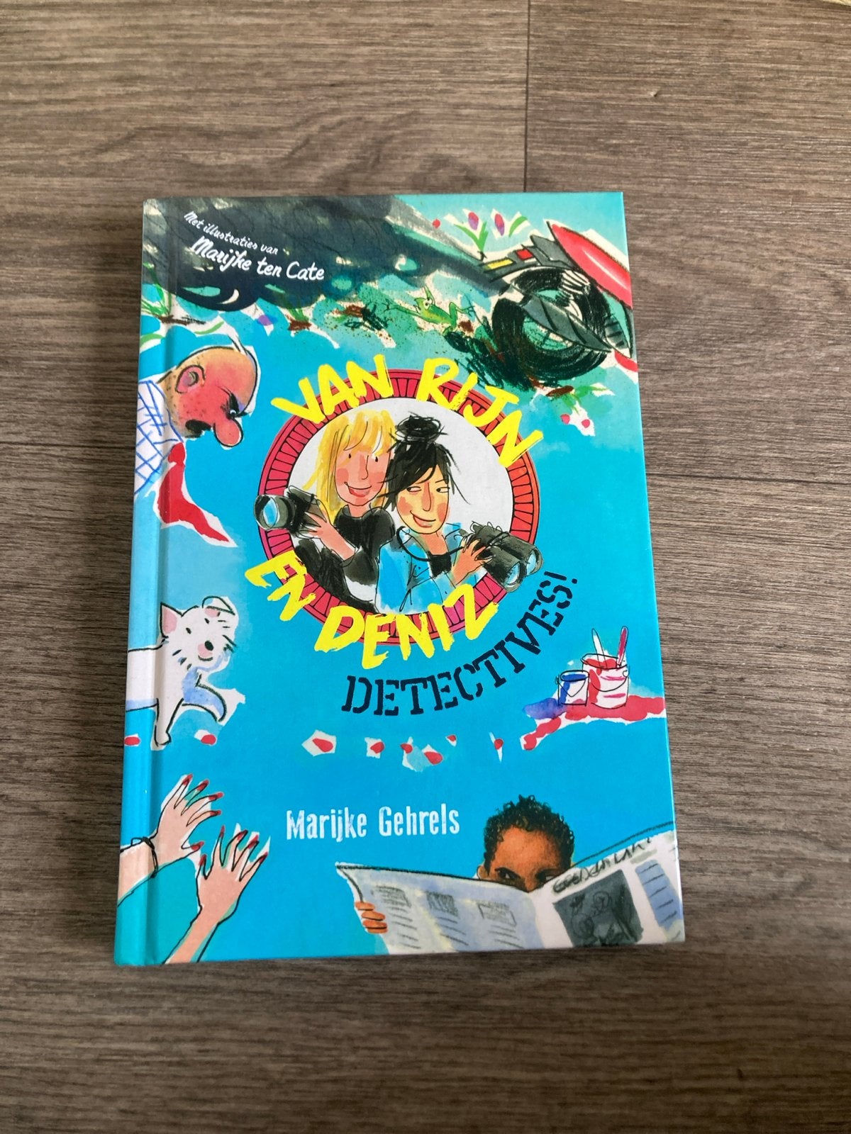 Van Rijn en Deniz: detectives! - Marijke Gehrels, Ophalen of Verzenden, Zo goed als nieuw, Fictie algemeen
