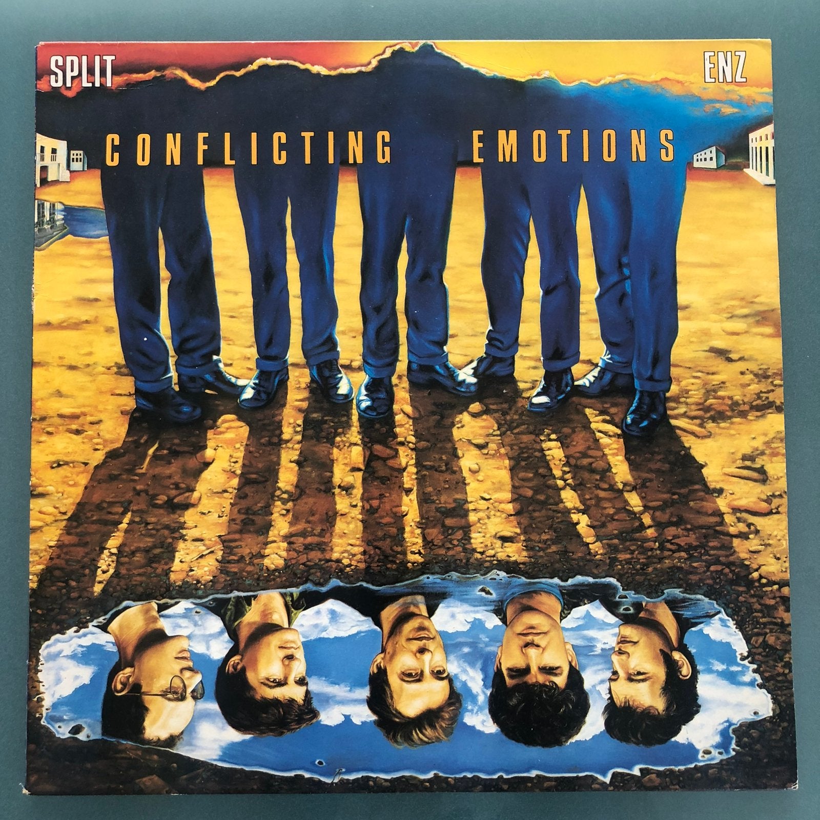 Split Enz - Conflicting Emotions, LP, Ophalen of Verzenden, Zo goed als nieuw, 12 inch, Poprock