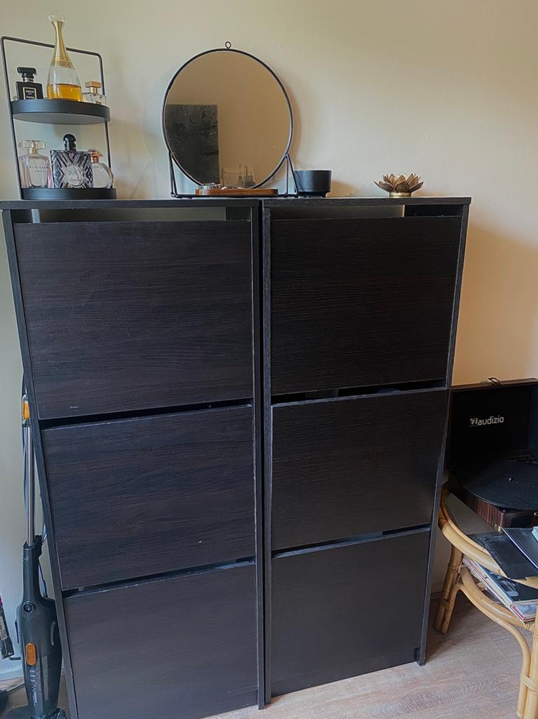 2x Ikea schoenenkast Bissa, Ophalen, Gebruikt