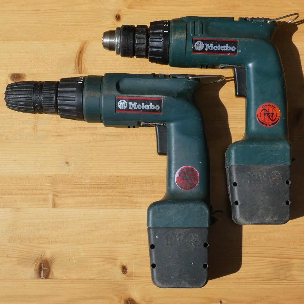 2 Accu Boormachines Metabo BEAT 12/2 en 112/2, Ophalen, Gebruikt, Boormachine