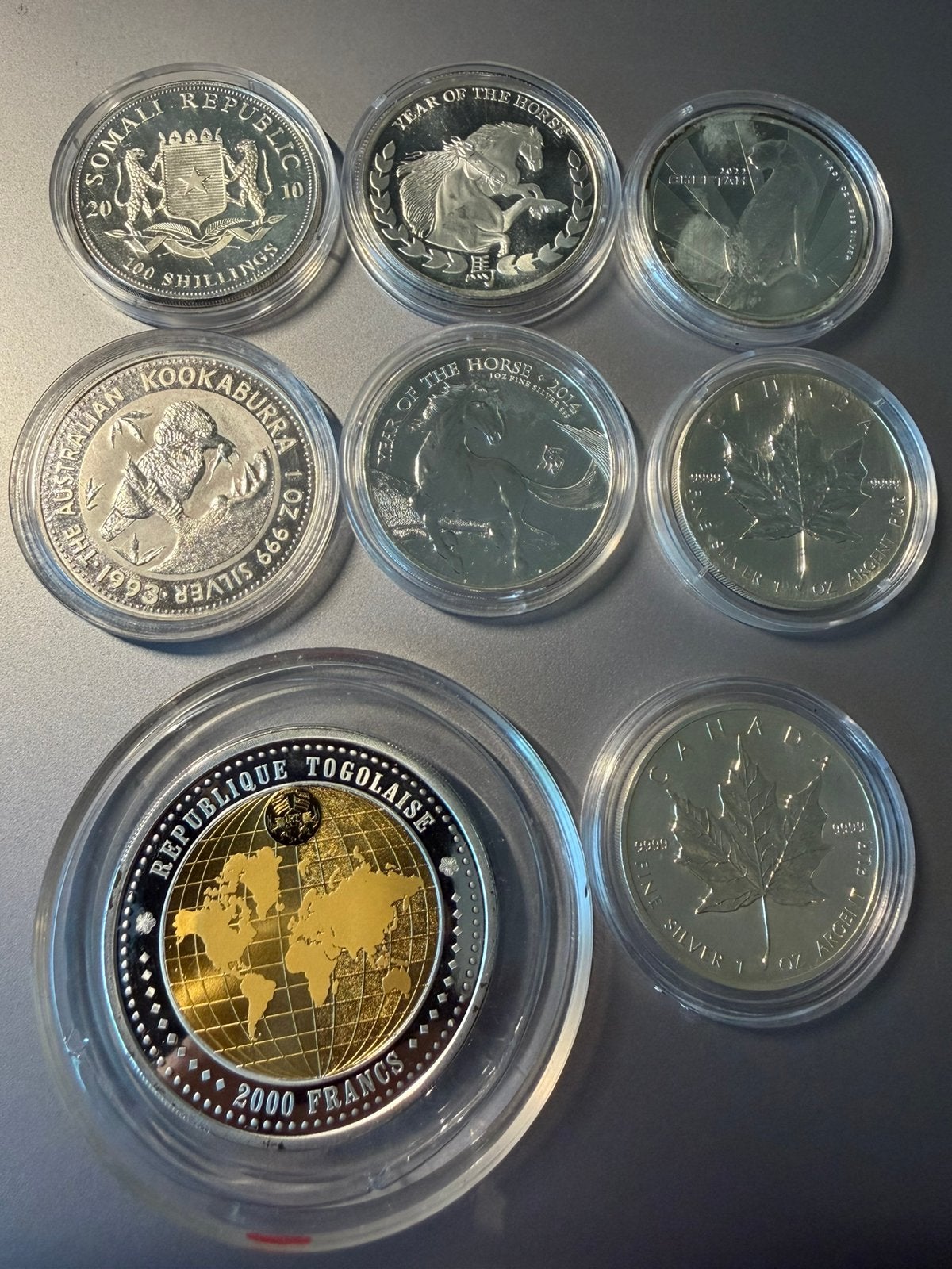 Aanbieding 10 Oz duurdere exemplaren, Verzenden, Zilver