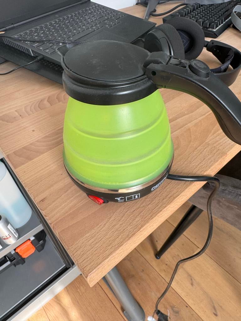 Opvouwbare Waterkoker - Ideaal voor Reizen en Kamperen, Minder dan 1 liter, Ophalen of Verzenden, Gebruikt
