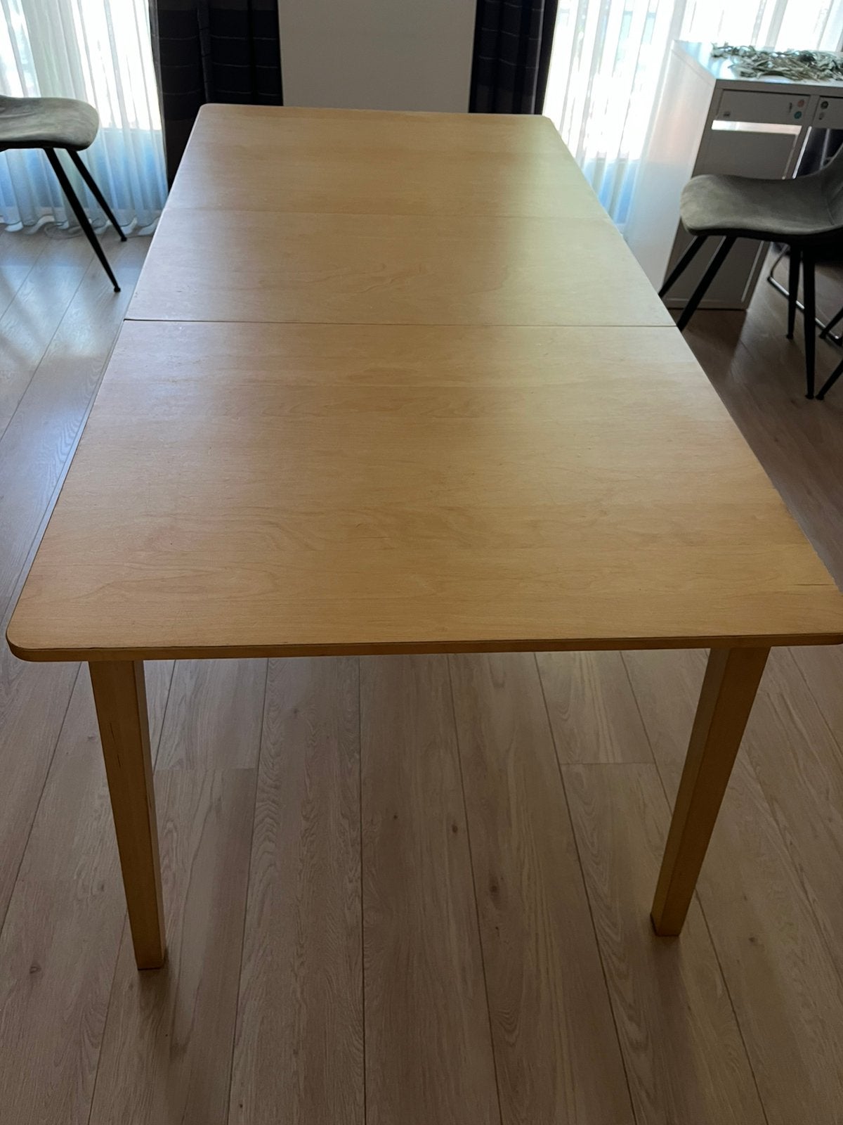 Eettafel - uitschuifbaar 140-230 x 90 cm, Ophalen, Gebruikt, 200 cm of meer, 50 tot 100 cm