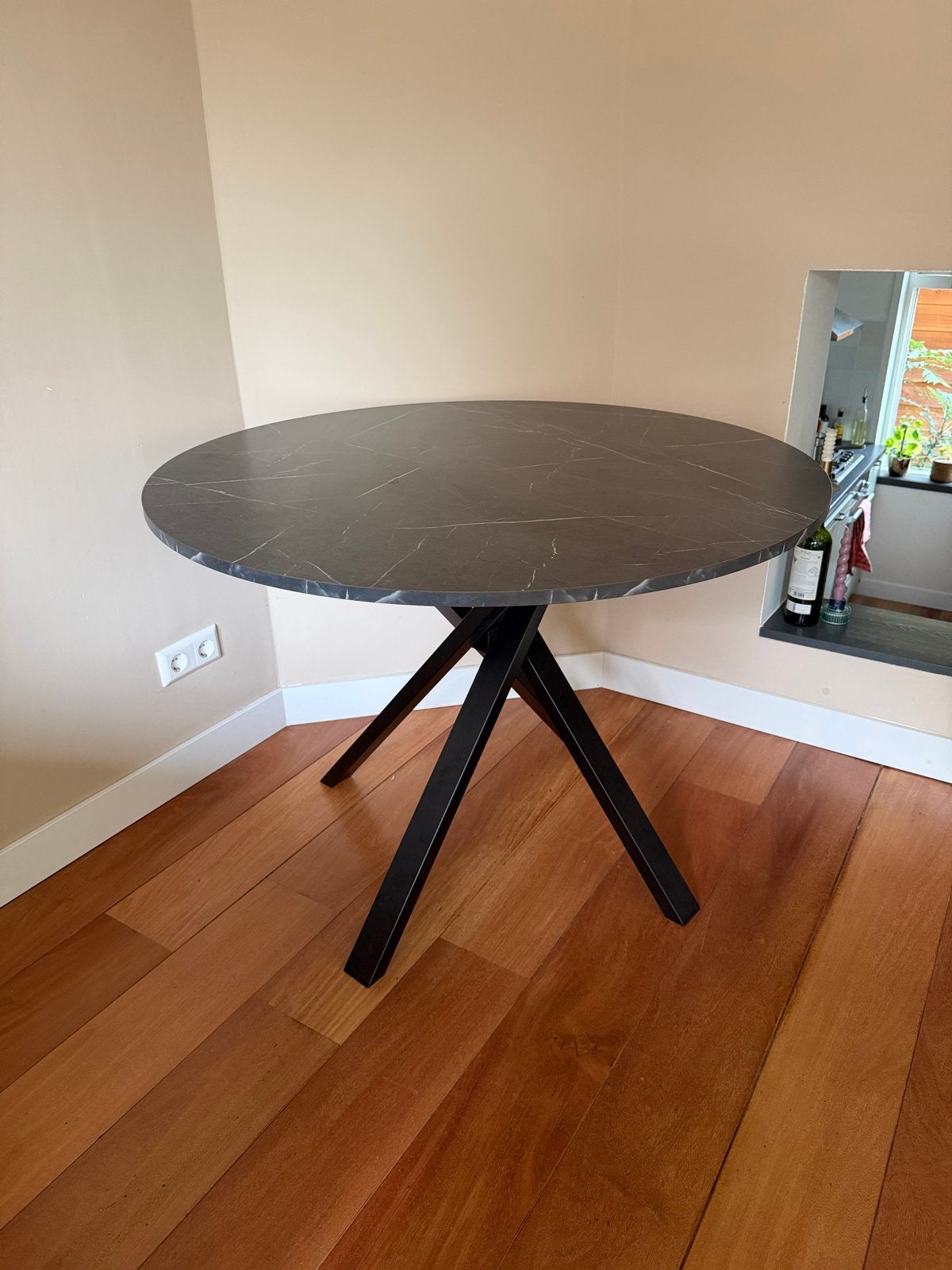IKEA MARIEDAMM Ronde Eettafel, Ophalen, 100 tot 150 cm, Rond, Tot twee personen