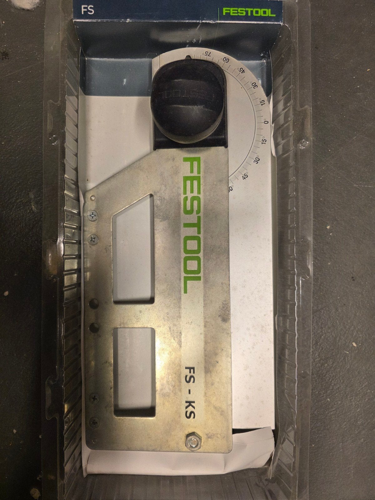 Festool FS-KS Hoekgeleider voor geleiderail, Doe-het-zelf en Verbouw, Ophalen, Nieuw