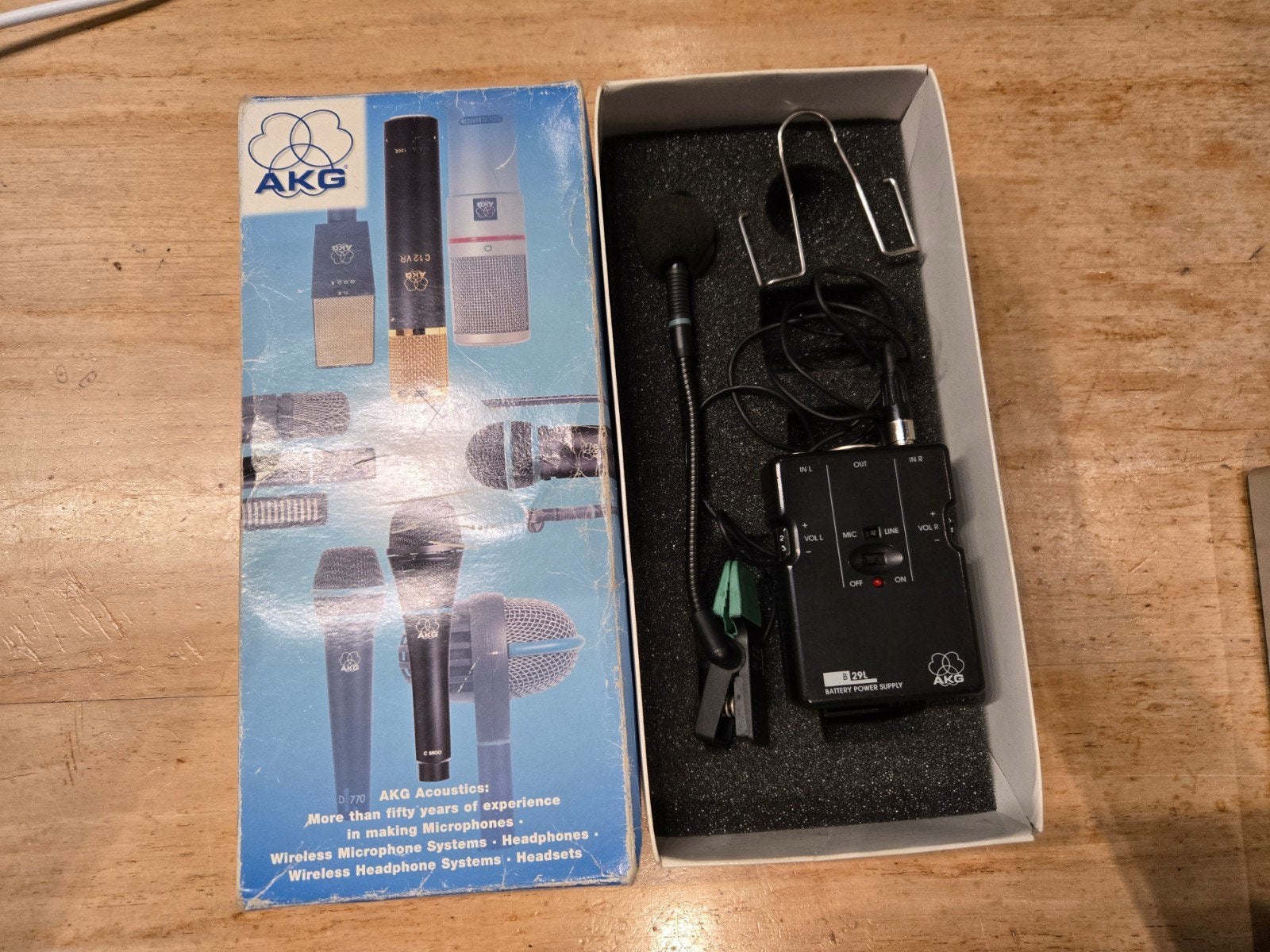 Aangeboden: Complete AKG C 419 III L Clip-on Microfoon, Muziek en Instrumenten, Ophalen of Verzenden