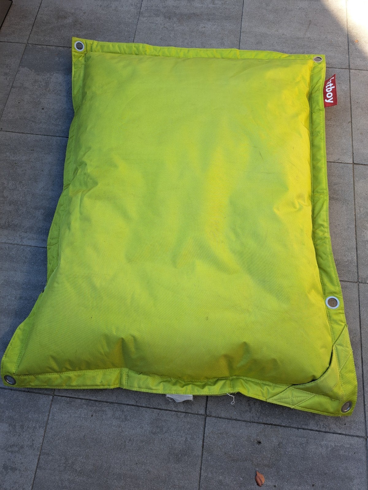 Fatboy zitzak, limoengroen, Ophalen, Gebruikt