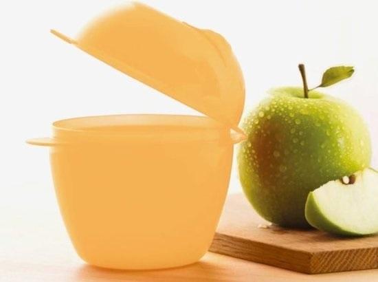 Tupperware Appel / Appeldoosje Oranje Nieuw, Huis en Inrichting, Keuken | Tupperware, Ophalen of Verzenden, Nieuw, Oranje, Overige typen
