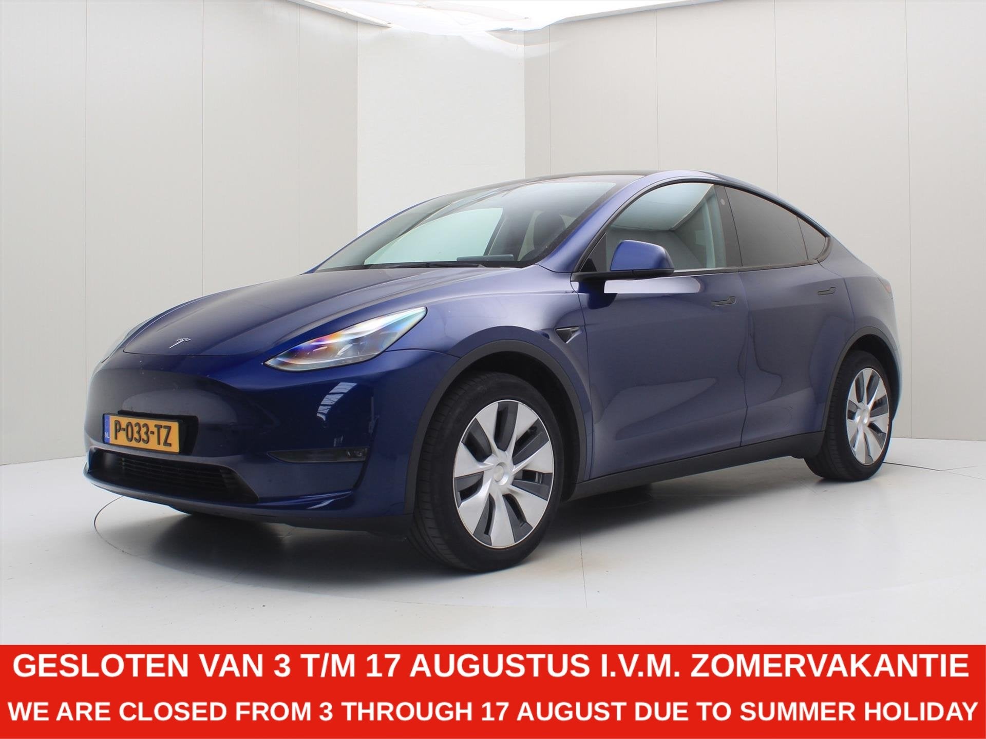 Tesla Model Y Long Range AWD 94% SoH [ AMD RYZEN+ENHANCED AU, Auto's, Automaat, Gebruikt, Zwart, Blauw