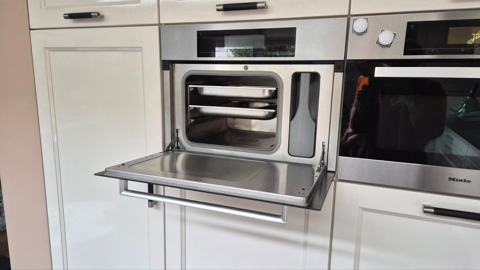 Miele Stoomoven DG5080 Inbouw (45 cm nismaat), Ophalen, Minder dan 45 cm, Inbouw, Miele