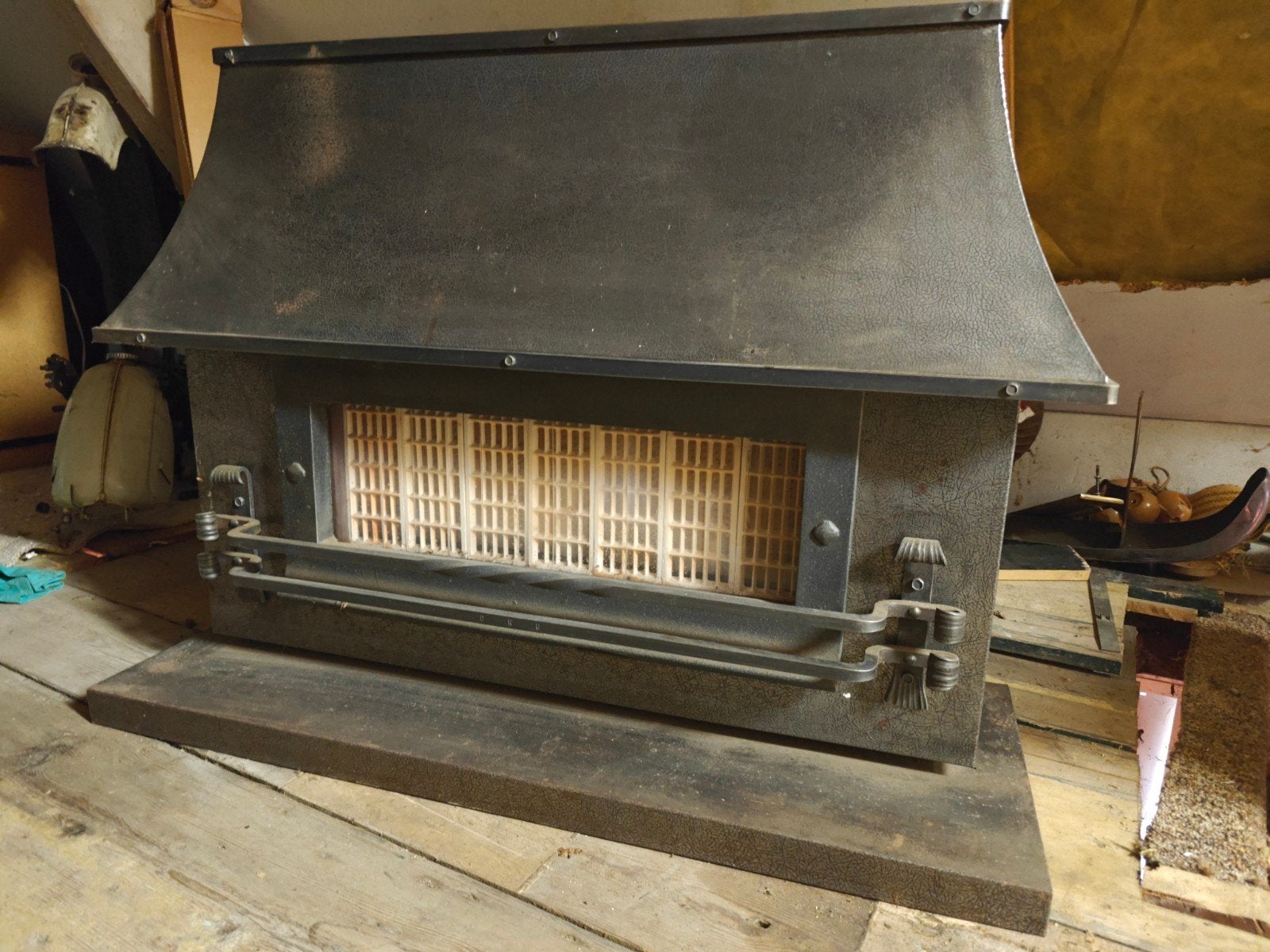 Vintage Gashaard - Authentieke Warmte voor uw Huis, Ophalen, Gebruikt, Vrijstaande haard, Gashaard