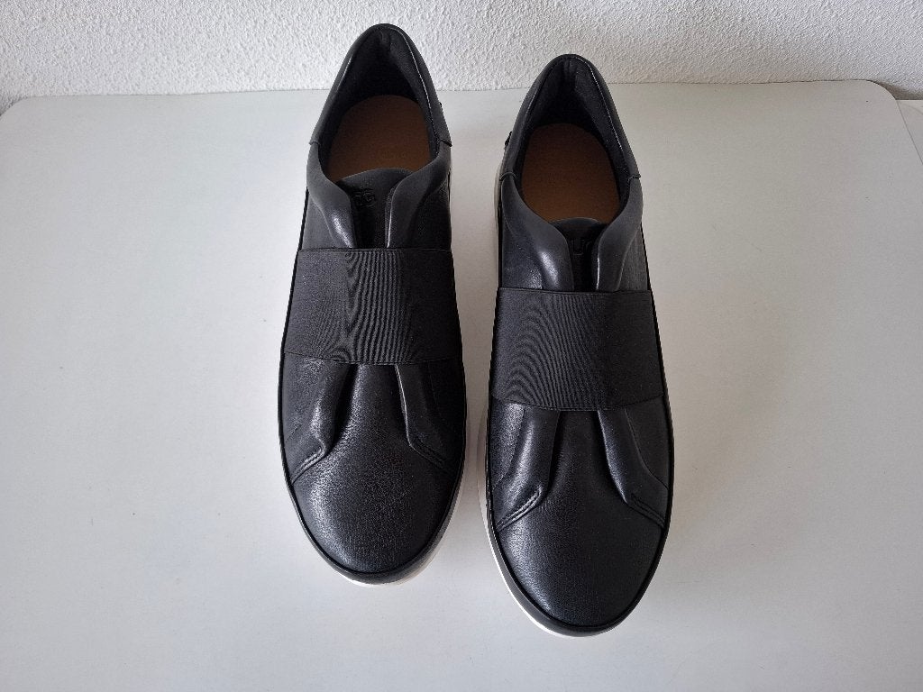 Ugg MAAT 41 Type Libu leather trainer / trainers instappers, Verzenden, Zwart, Ugg / UGG, Sneakers of Gympen