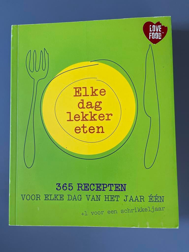 Elke dag lekker eten: 365 recepten voor het hele jaar, Hoofdgerechten, Ophalen of Verzenden, Zo goed als nieuw, Gezond koken