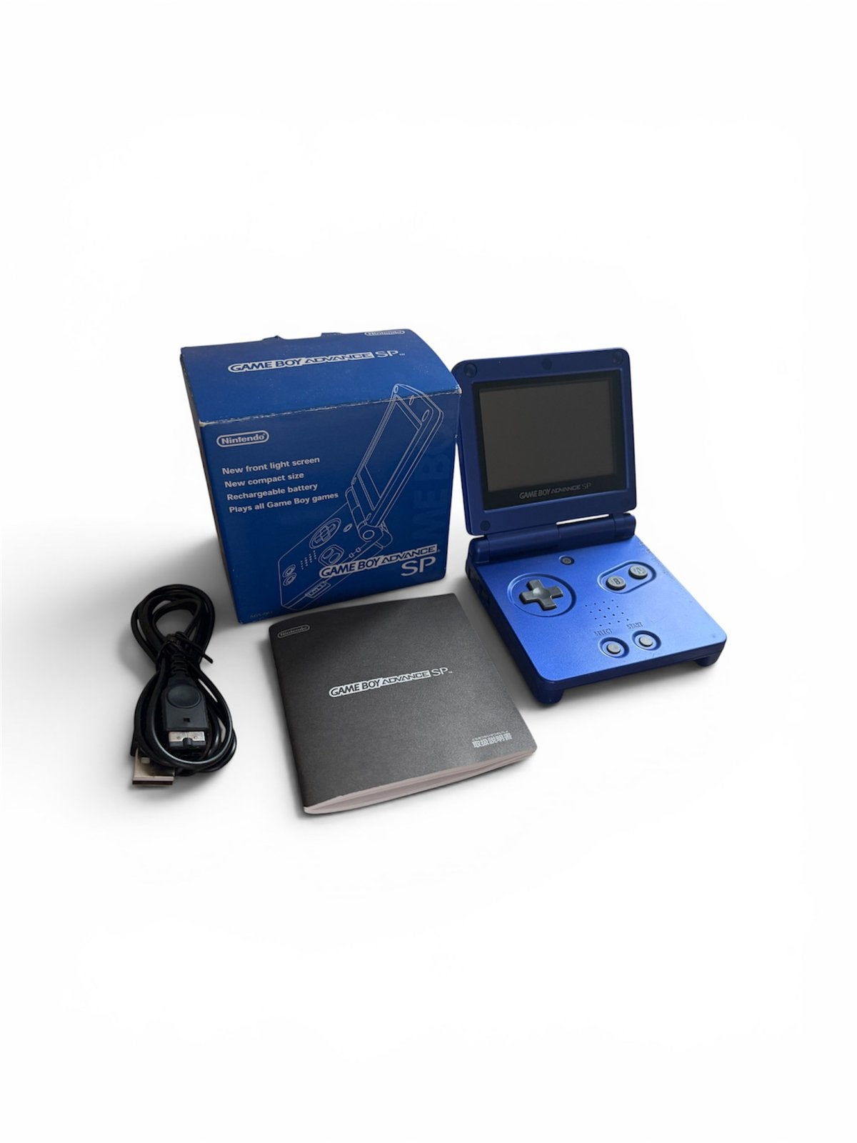Game Boy Advance SP AGS-001 CIB - Compleet in doos, Spelcomputers en Games, Spelcomputers | Nintendo Game Boy, Ophalen of Verzenden