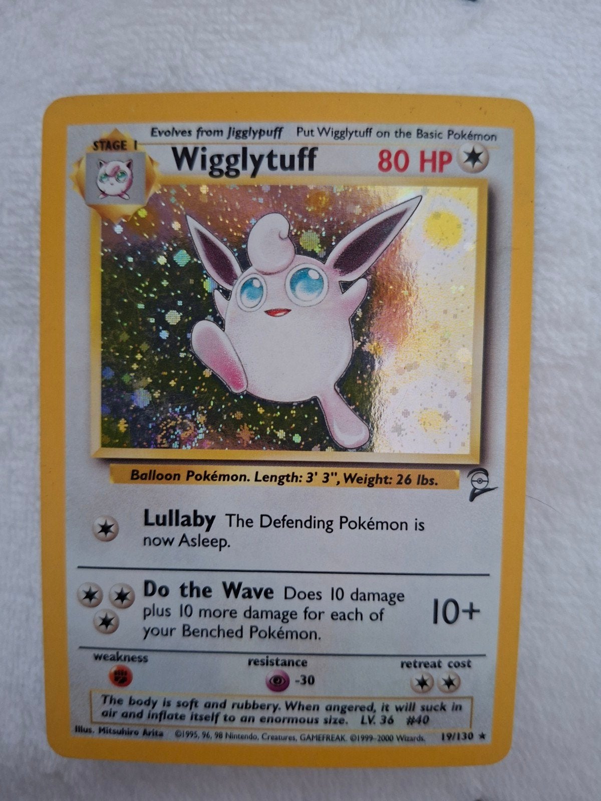 Wigglytuff pokemon kaart, Ophalen