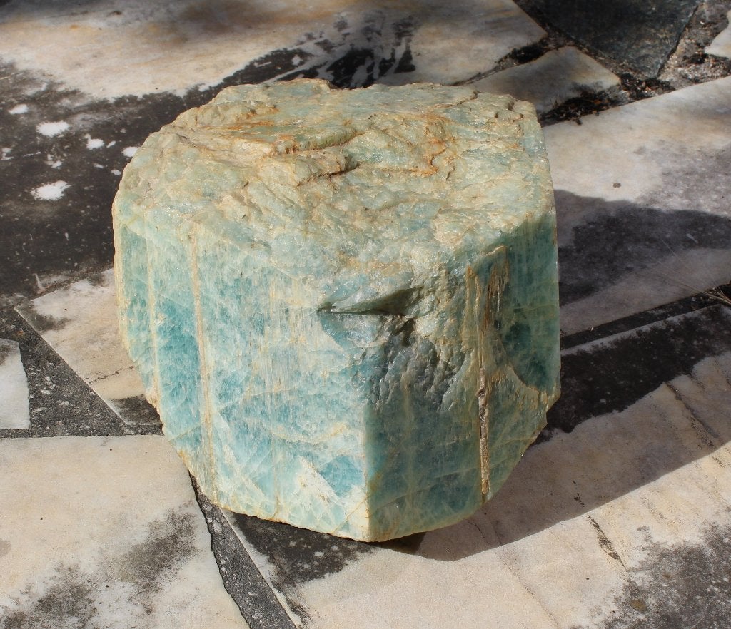 natuurlijke grote AQUAMARIJN  XXL  10,5 kg!!!, Ophalen of Verzenden, Mineraal